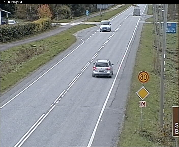Weather Camera Image Road 16 Alajärvi, Alajärvi, Etelä-Pohjanmaa