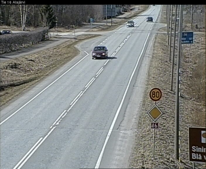 Weather Camera Image Road 16 Alajärvi, Alajärvi, Etelä-Pohjanmaa
