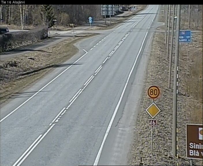 Weather Camera Image Road 16 Alajärvi, Alajärvi, Etelä-Pohjanmaa