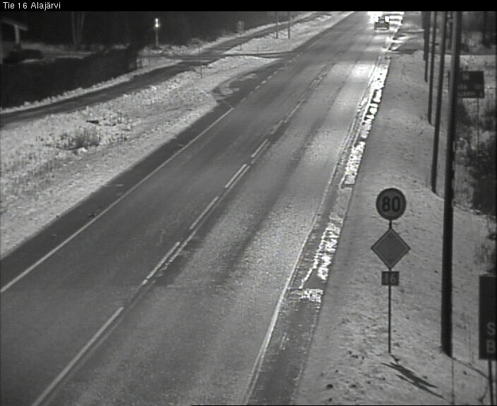 Weather Camera Image Road 16 Alajärvi, Alajärvi, Etelä-Pohjanmaa