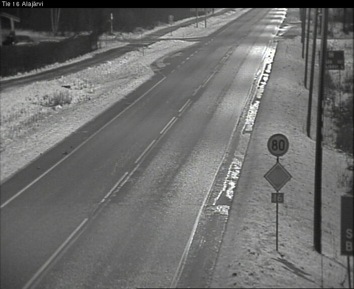 Weather Camera Image Road 16 Alajärvi, Alajärvi, Etelä-Pohjanmaa