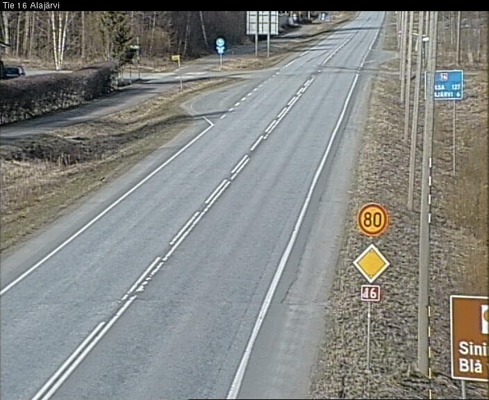 Weather Camera Image Road 16 Alajärvi, Alajärvi, Etelä-Pohjanmaa