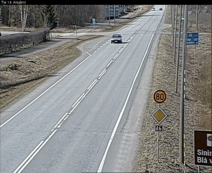 Weather Camera Image Road 16 Alajärvi, Alajärvi, Etelä-Pohjanmaa