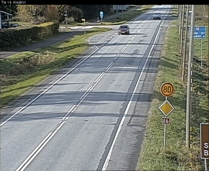 Weather Camera Image Road 16 Alajärvi, Alajärvi, Etelä-Pohjanmaa