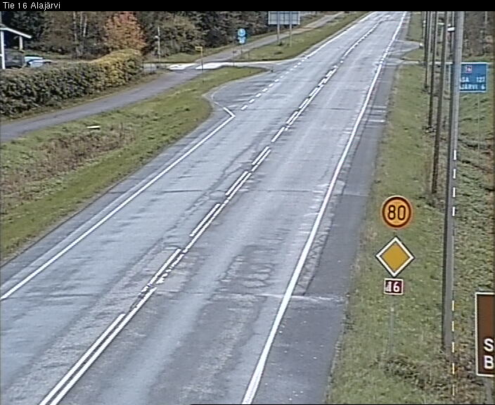 Weather Camera Image Road 16 Alajärvi, Alajärvi, Etelä-Pohjanmaa