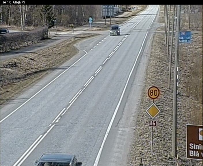 Weather Camera Image Road 16 Alajärvi, Alajärvi, Etelä-Pohjanmaa