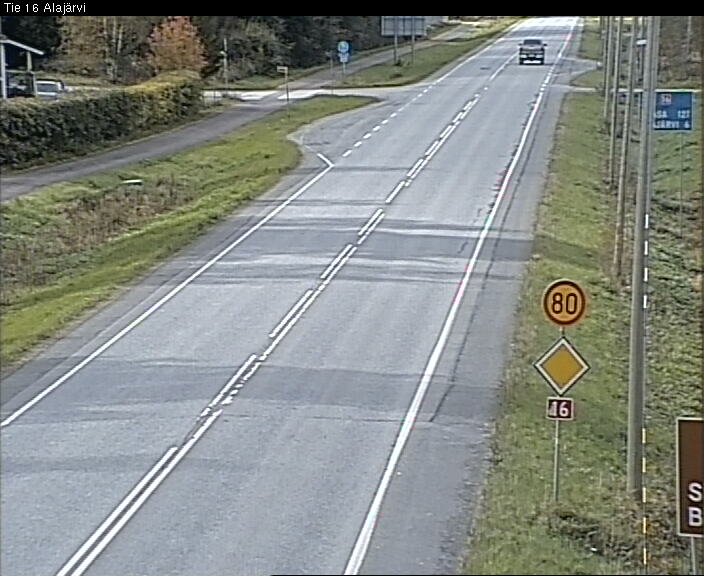 Weather Camera Image Road 16 Alajärvi, Alajärvi, Etelä-Pohjanmaa