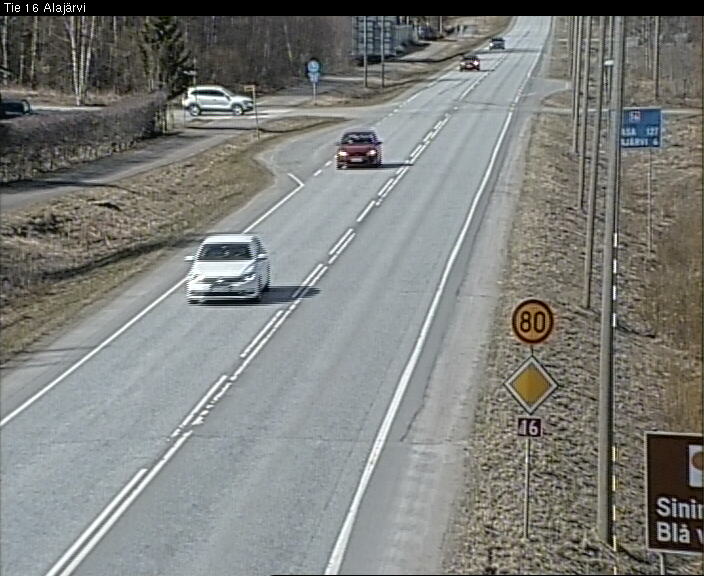 Weather Camera Image Road 16 Alajärvi, Alajärvi, Etelä-Pohjanmaa