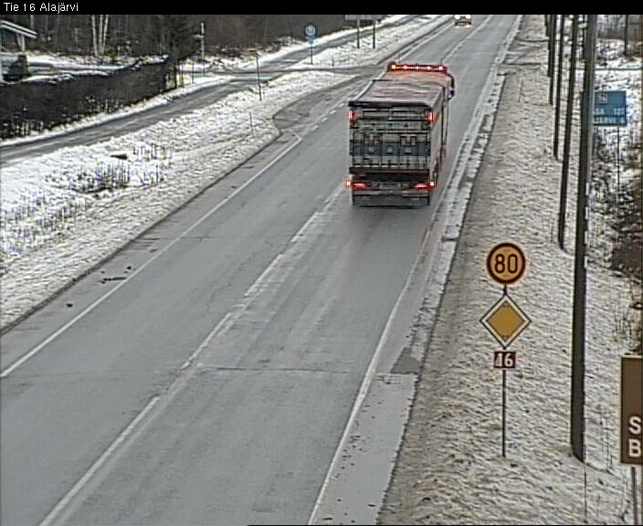 Weather Camera Image Road 16 Alajärvi, Alajärvi, Etelä-Pohjanmaa