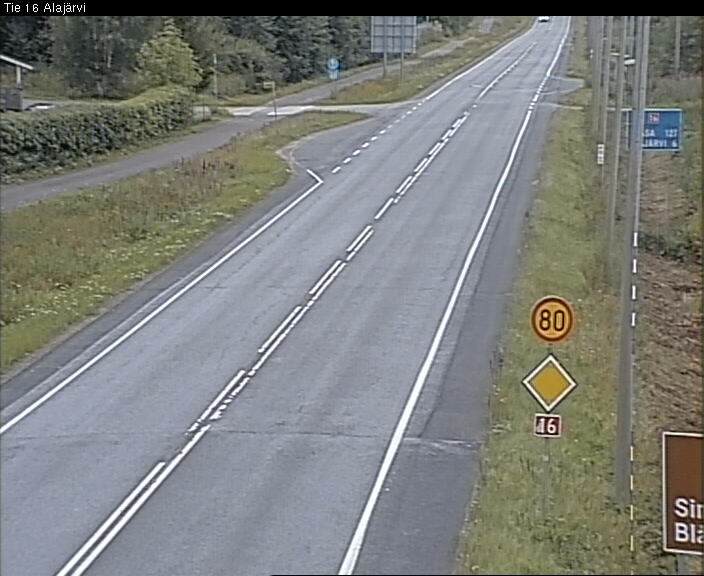 Weather Camera Image Road 16 Alajärvi, Alajärvi, Etelä-Pohjanmaa
