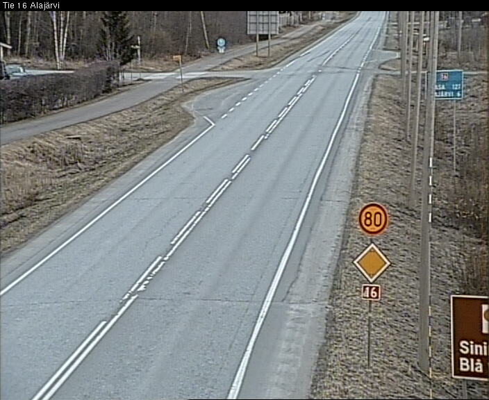 Weather Camera Image Väg 16 Alajärvi, Alajärvi, Etelä-Pohjanmaa