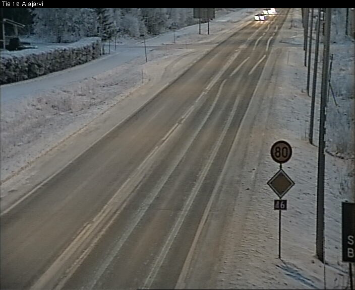 Weather Camera Image Road 16 Alajärvi, Alajärvi, Etelä-Pohjanmaa