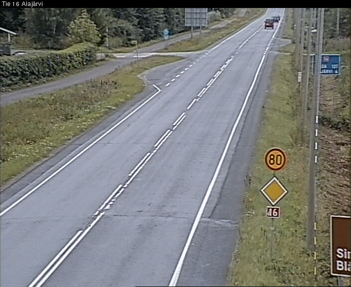 Weather Camera Image Road 16 Alajärvi, Alajärvi, Etelä-Pohjanmaa