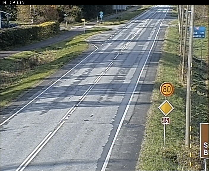 Weather Camera Image Road 16 Alajärvi, Alajärvi, Etelä-Pohjanmaa