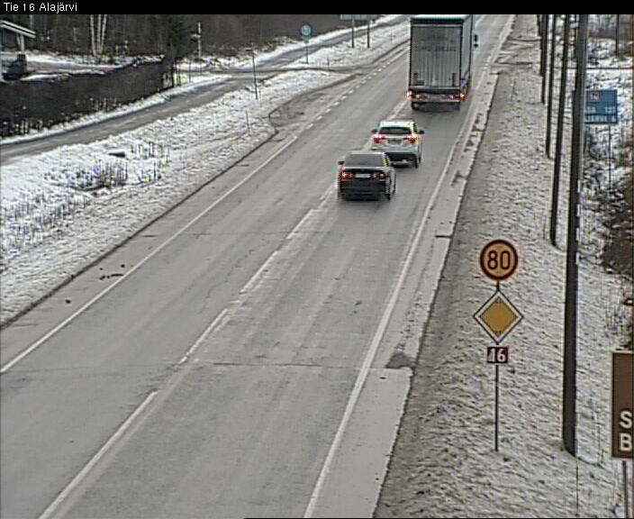 Weather Camera Image Road 16 Alajärvi, Alajärvi, Etelä-Pohjanmaa