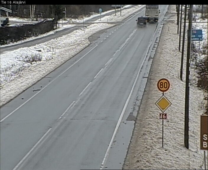 Weather Camera Image Road 16 Alajärvi, Alajärvi, Etelä-Pohjanmaa