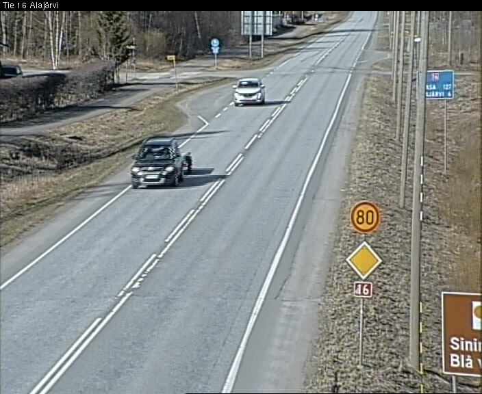 Weather Camera Image Road 16 Alajärvi, Alajärvi, Etelä-Pohjanmaa