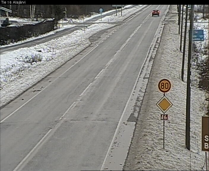 Weather Camera Image Road 16 Alajärvi, Alajärvi, Etelä-Pohjanmaa