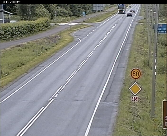 Weather Camera Image Road 16 Alajärvi, Alajärvi, Etelä-Pohjanmaa