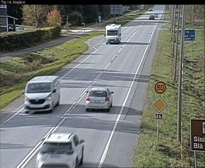 Weather Camera Image Road 16 Alajärvi, Alajärvi, Etelä-Pohjanmaa