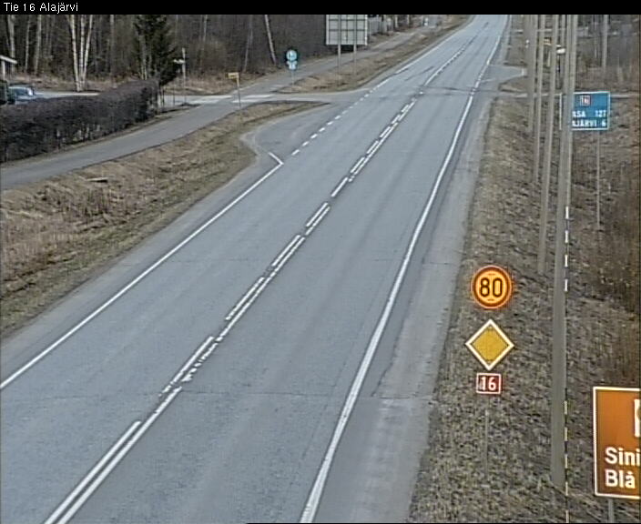Weather Camera Image Väg 16 Alajärvi, Alajärvi, Etelä-Pohjanmaa