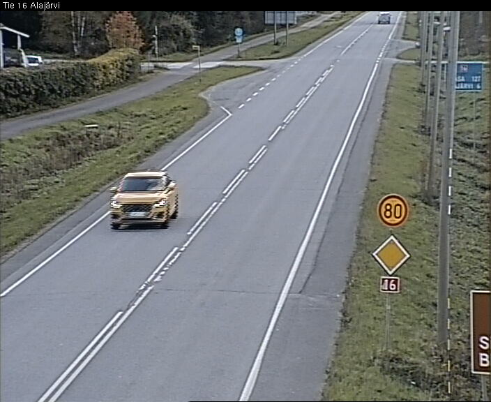 Weather Camera Image Road 16 Alajärvi, Alajärvi, Etelä-Pohjanmaa