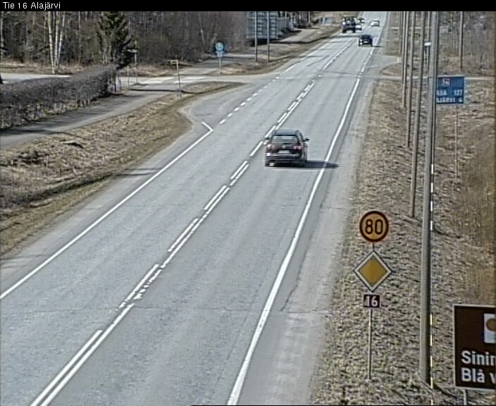 Weather Camera Image Road 16 Alajärvi, Alajärvi, Etelä-Pohjanmaa