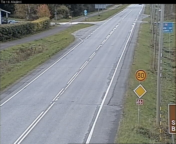 Weather Camera Image Road 16 Alajärvi, Alajärvi, Etelä-Pohjanmaa