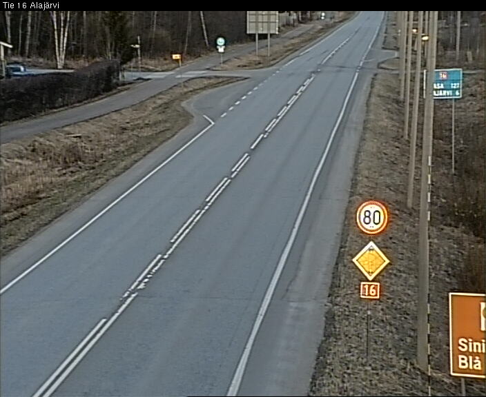 Weather Camera Image Väg 16 Alajärvi, Alajärvi, Etelä-Pohjanmaa