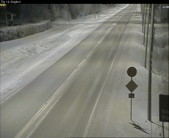 Weather Camera Image Road 16 Alajärvi, Alajärvi, Etelä-Pohjanmaa
