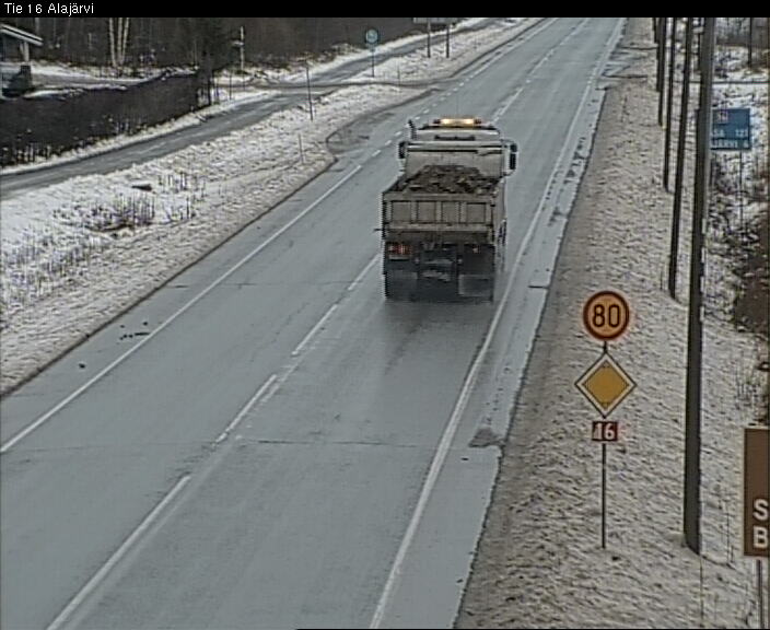 Weather Camera Image Road 16 Alajärvi, Alajärvi, Etelä-Pohjanmaa