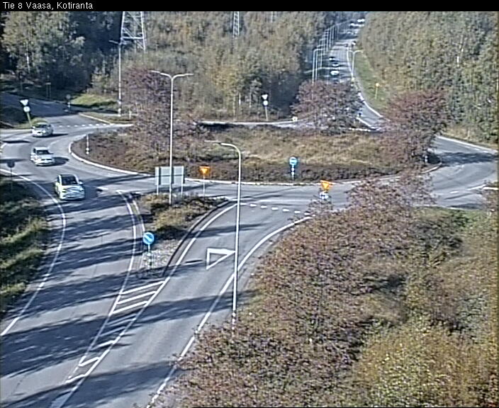 Weather Camera Image Väg 8 Vasa, Kotiranta, Vaasa, Pohjanmaa