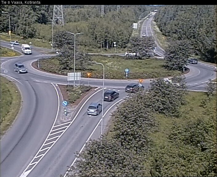 Weather Camera Image Väg 8 Vasa, Kotiranta, Vaasa, Pohjanmaa