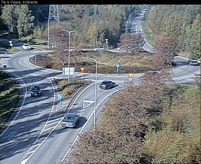 Weather Camera Image Väg 8 Vasa, Kotiranta, Vaasa, Pohjanmaa