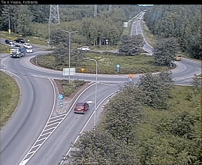 Weather Camera Image Väg 8 Vasa, Kotiranta, Vaasa, Pohjanmaa