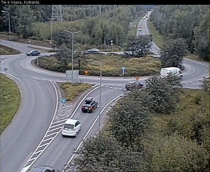 Weather Camera Image Väg 8 Vasa, Kotiranta, Vaasa, Pohjanmaa