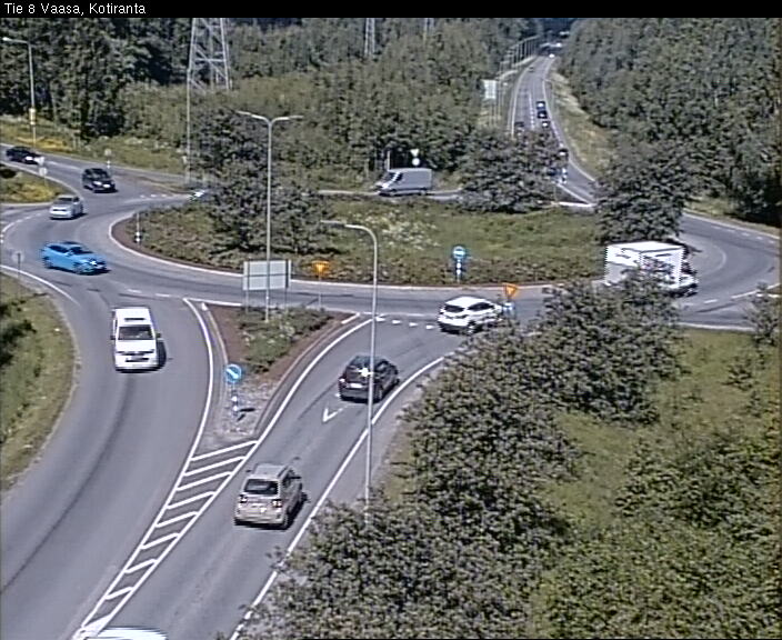 Weather Camera Image Väg 8 Vasa, Kotiranta, Vaasa, Pohjanmaa