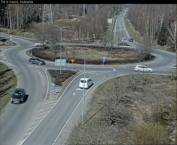 Weather Camera Image Road 8 Vaasa, Kotiranta, Vaasa, Pohjanmaa