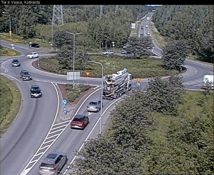 Weather Camera Image Väg 8 Vasa, Kotiranta, Vaasa, Pohjanmaa