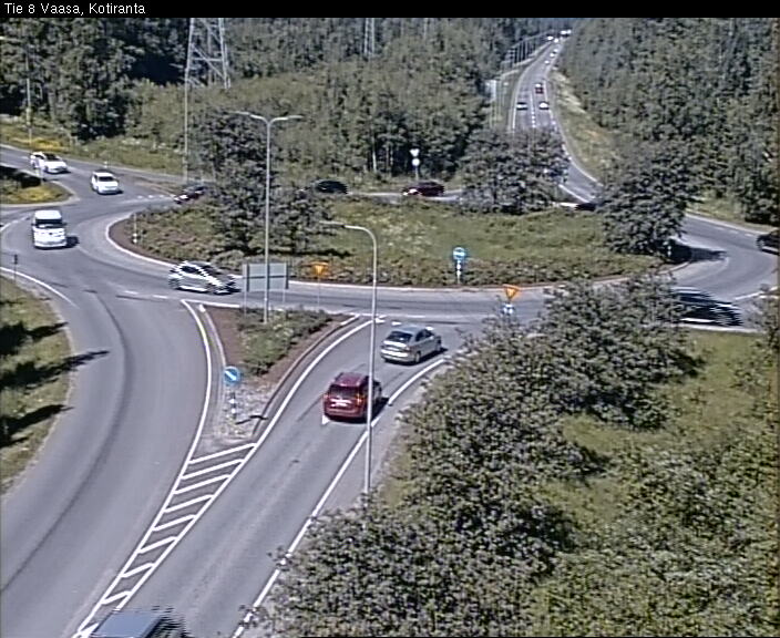 Weather Camera Image Väg 8 Vasa, Kotiranta, Vaasa, Pohjanmaa
