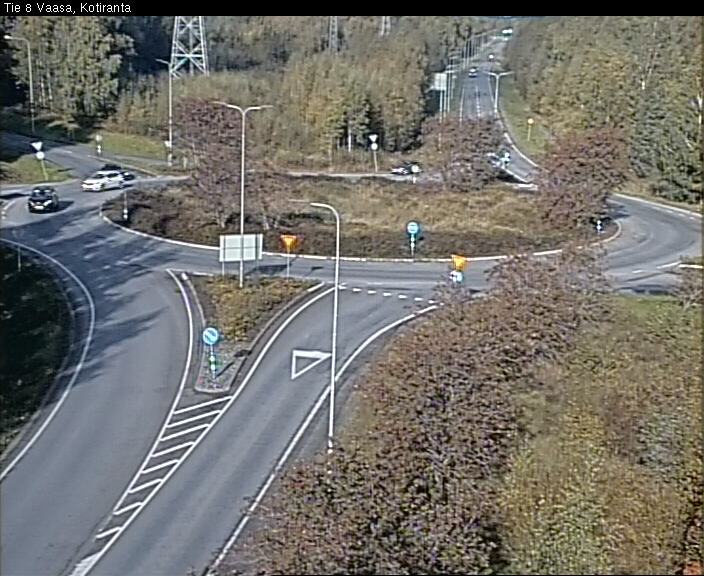 Weather Camera Image Väg 8 Vasa, Kotiranta, Vaasa, Pohjanmaa