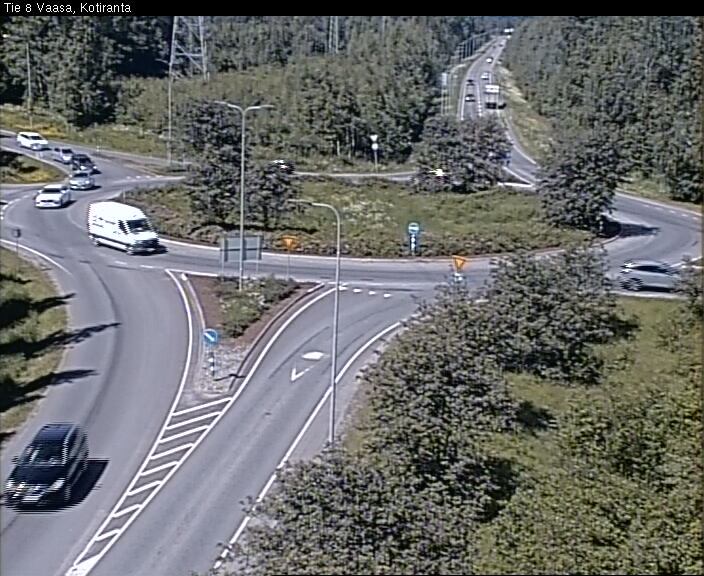 Weather Camera Image Väg 8 Vasa, Kotiranta, Vaasa, Pohjanmaa