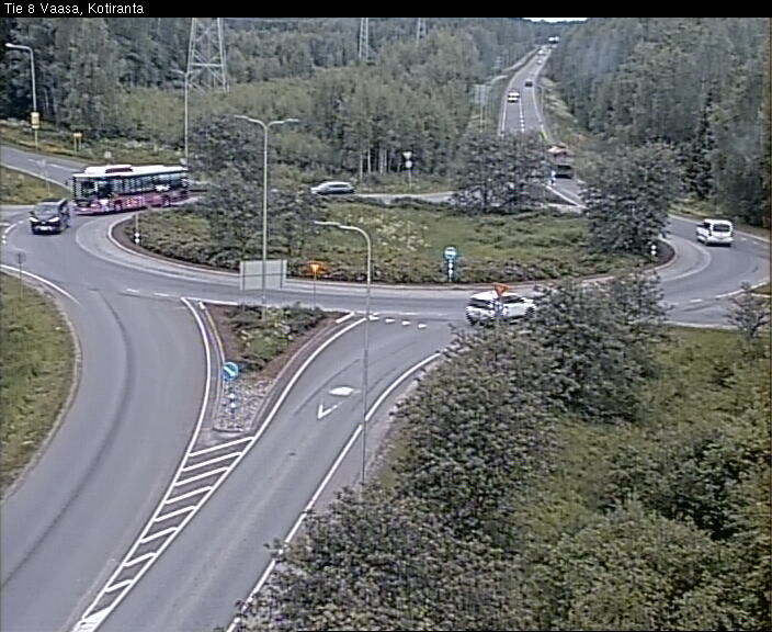 Weather Camera Image Väg 8 Vasa, Kotiranta, Vaasa, Pohjanmaa