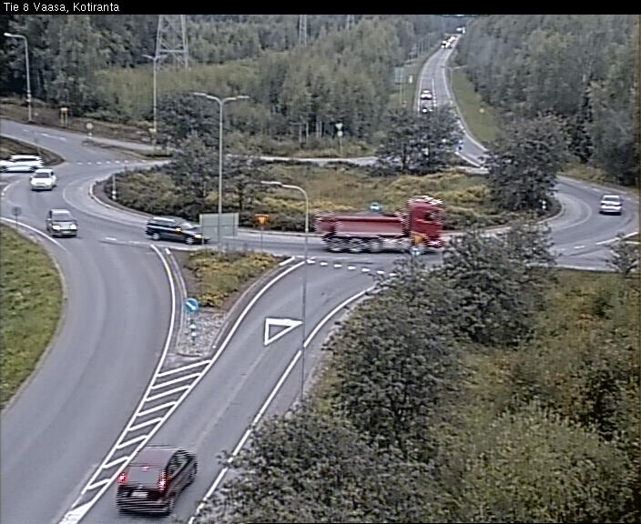 Weather Camera Image Väg 8 Vasa, Kotiranta, Vaasa, Pohjanmaa
