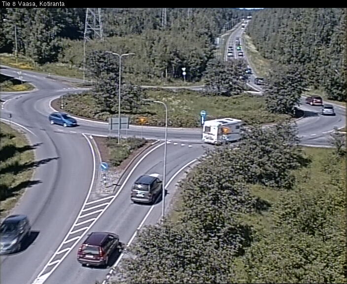 Weather Camera Image Väg 8 Vasa, Kotiranta, Vaasa, Pohjanmaa