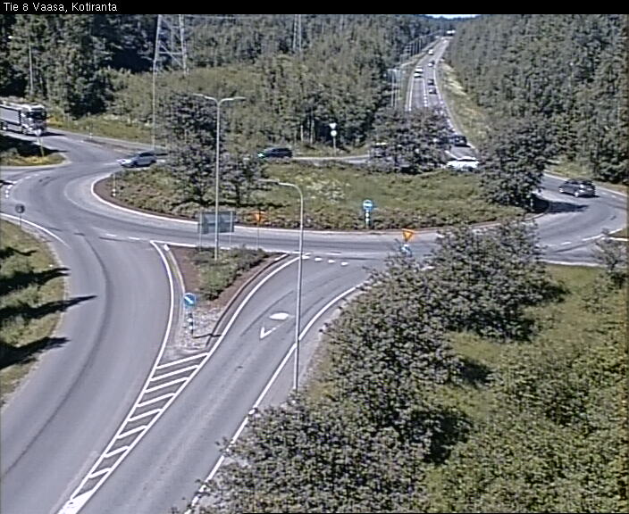 Weather Camera Image Väg 8 Vasa, Kotiranta, Vaasa, Pohjanmaa