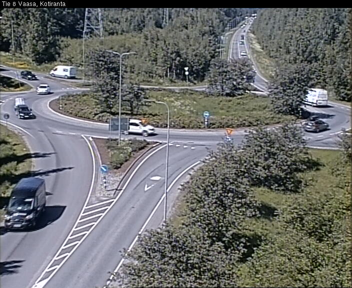 Weather Camera Image Väg 8 Vasa, Kotiranta, Vaasa, Pohjanmaa
