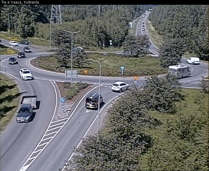 Weather Camera Image Väg 8 Vasa, Kotiranta, Vaasa, Pohjanmaa