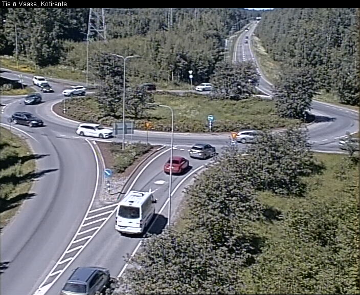 Weather Camera Image Väg 8 Vasa, Kotiranta, Vaasa, Pohjanmaa