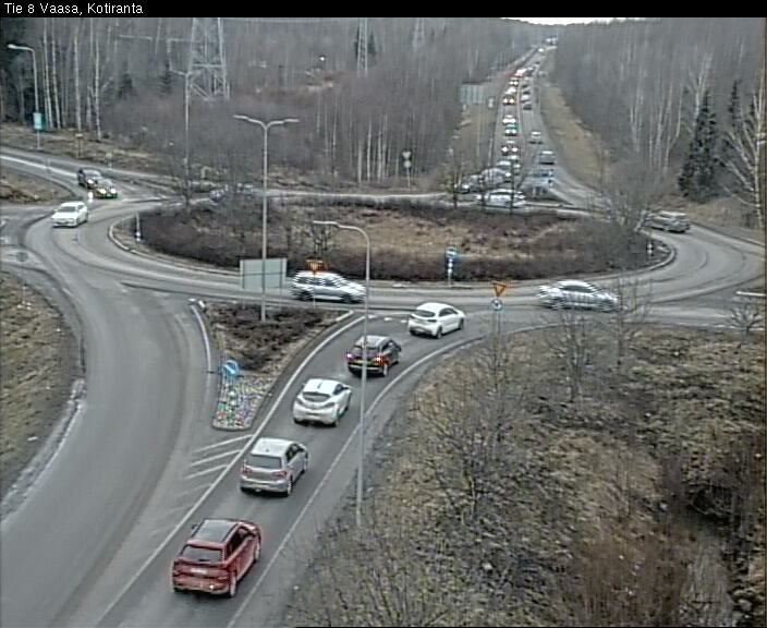 Weather Camera Image Väg 8 Vasa, Kotiranta, Vaasa, Pohjanmaa